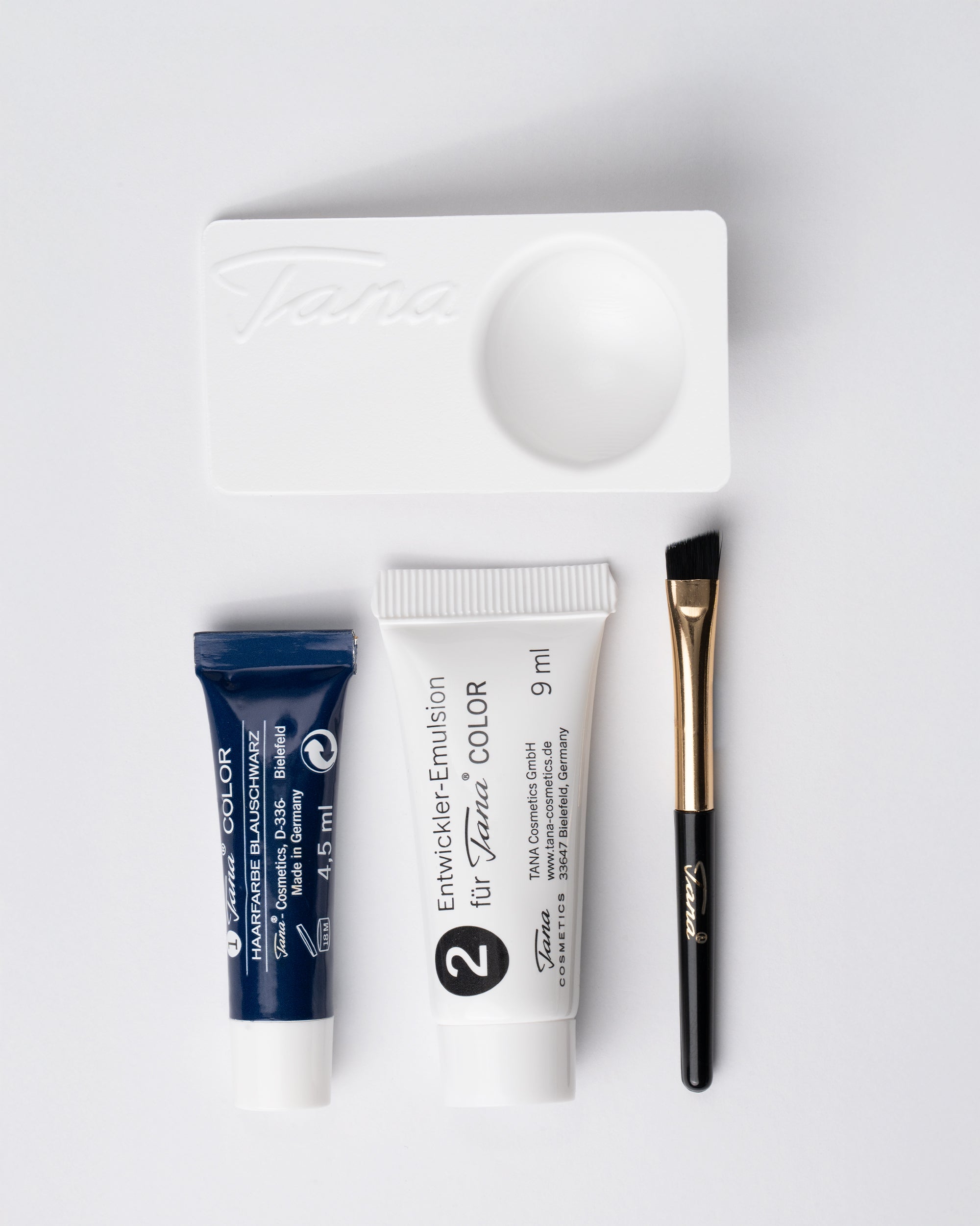 Wimpern- und Brauenfarbe in Blauschwarz – Tana Color