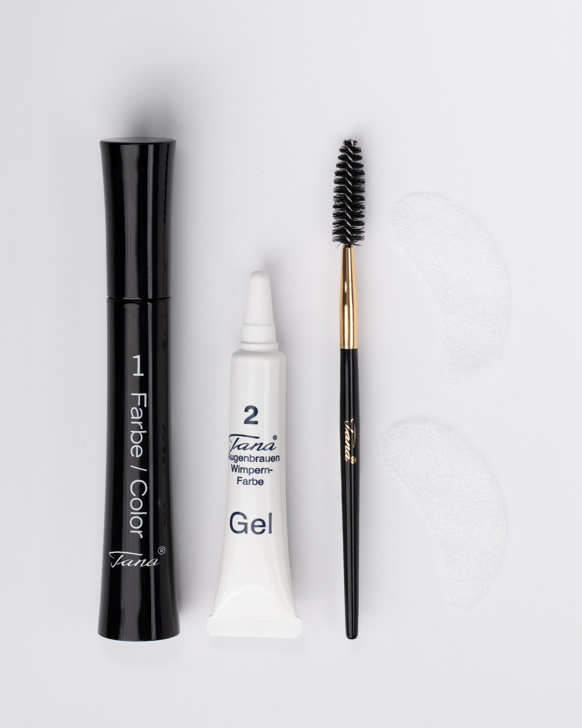 Wimpern- & Augenbrauenfarbe Set schwarz – Tana Color Easy